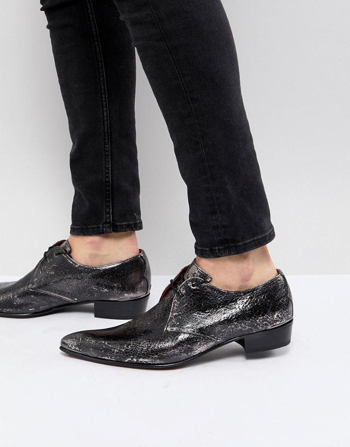 Jeffery West Adam Ant Metallic Shoes - Black