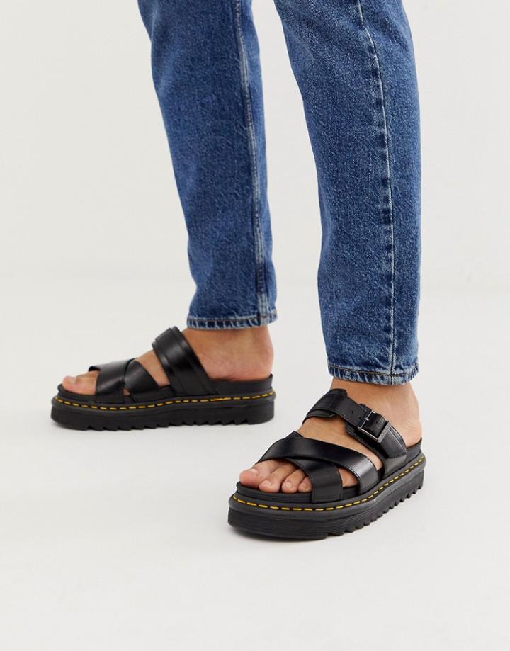 Dr Martens Ryker Sandals In Black