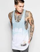 Siksilk Tank With Dip Dye - Blue