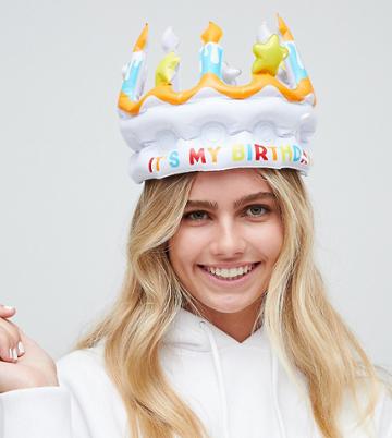 Fizz Inflatable Birthday Hat - Multi