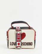 Love Moschino Heart Logo Cross Body Bag - Multi
