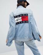 Tommy Jeans 90's Unisex Denim Jacket - Blue
