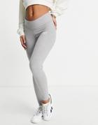 Reebok Small Logo Leggings In Gray