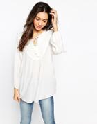 Esprit Long Sleeve Boho Top - Blue