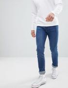 Weekday Friday Peralta Blue Skinny Jeans - Blue