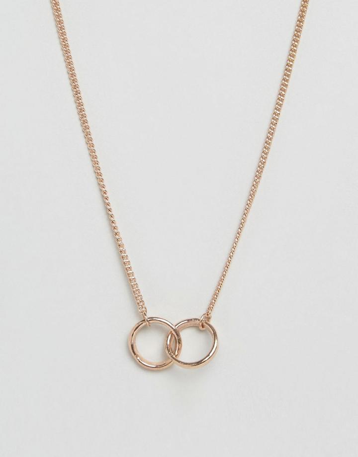 Made Rose Gold Unity Pendant Necklace - Gold