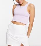 Asos Design Petite Tennis Skort In White