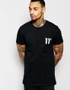 11 Degrees Logo T-shirt - Black