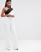 Vesper Off Shouder Jumpsuit - Cream