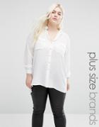 Elvi Plus Shirt - White