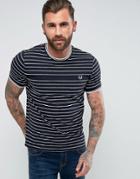 Fred Perry Slim Fit Bretton Stripe T-shirt Navy - Navy