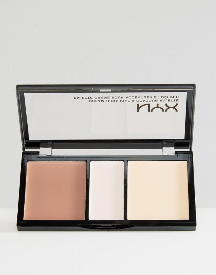 Nyx Cream Highlight & Contour Palette - Deep