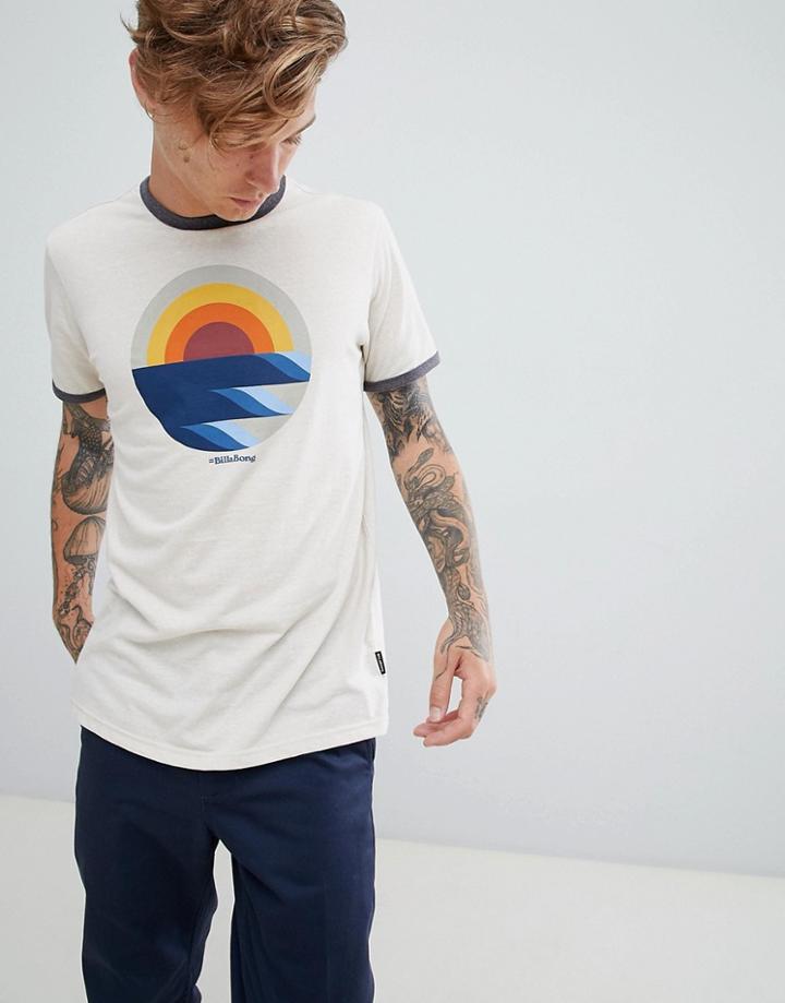 Billabong Rising T-shirt In Stone - Stone