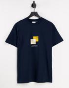 Parlez Bowman Printed T-shirt In Navy Exclusive At Asos