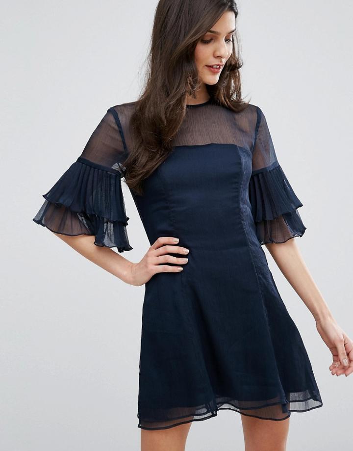 Keepsake Say You Will Mini Dress - Blue