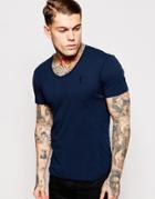 Religion T-shirt With Scoop Neck - Dark Navy