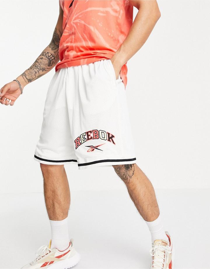 Reebok Classics Basketball Shorts In White