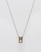 Icon Brand Pendant Necklace In Gold - Gold