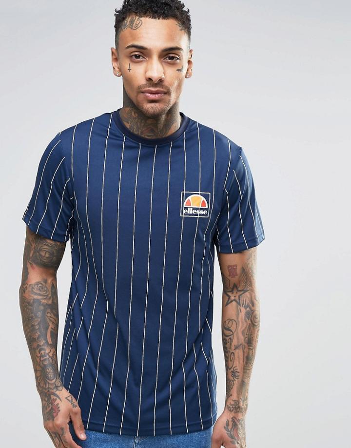 Ellesse Stripe T-shirt - Navy