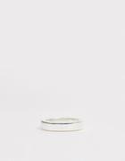 Icon Brand Flat Band Ring In Silver