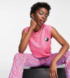 Noisy May Exclusive Yin & Yang Knitted Tank In Pink