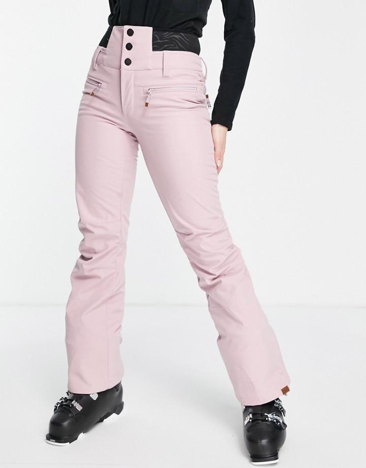 Roxy Rising High Ski Pants In Pink