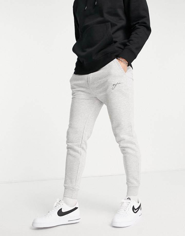 Good For Nothing Signature Sweatpants In Gray Heather