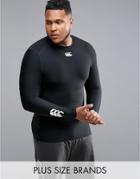 Canterbury Plus Thermoreg Baselayer Long Sleeve Top In Black E546845-989 - Black