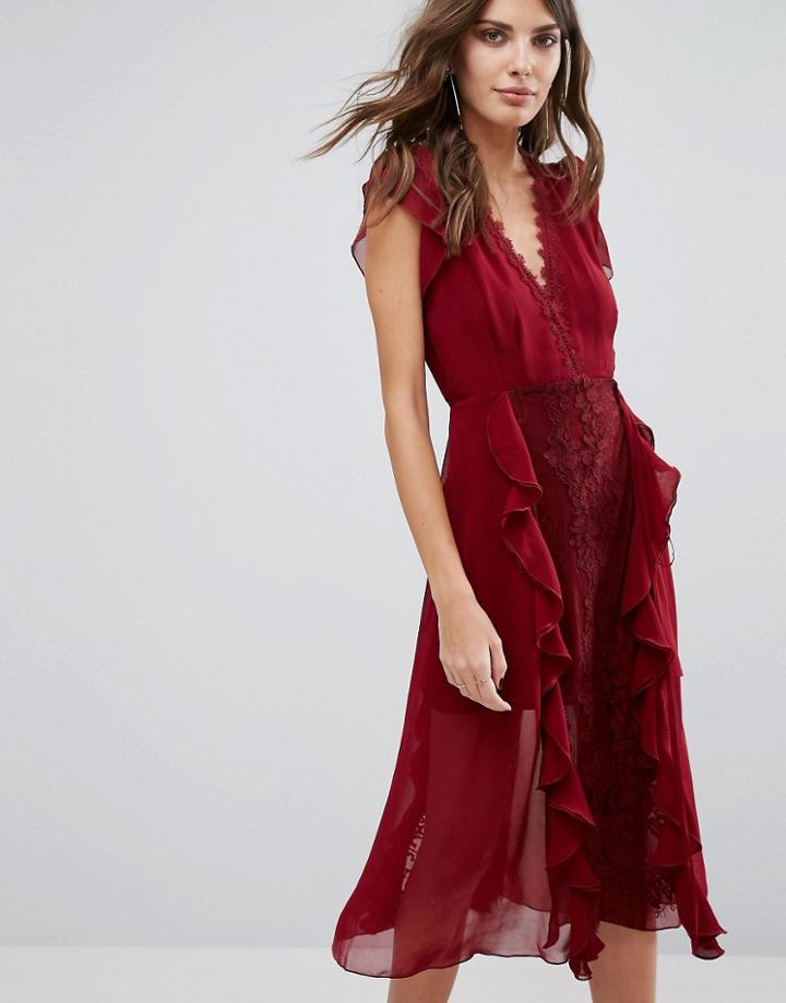 Foxiedox St Emilion Grand Cru Dress - Purple