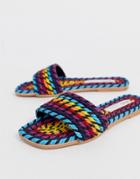 Asos Design Jayme Rope Sandals - Multi