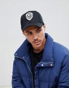 Versace Jeans Cap In Black With Logo - Black
