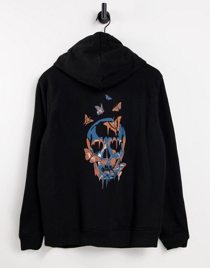 Bolongaro Trevor Hooded Sweat With Back Print-black