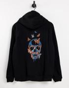 Bolongaro Trevor Hooded Sweat With Back Print-black