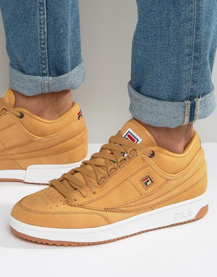 Fila T-1 Mid Sneakers - Yellow