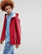 Rains 1201 Jacket In Red - Red