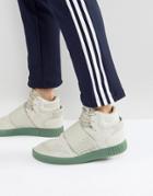 Adidas Originals Tubular Invader Strap Sneakers In Gray By3635 - Gray