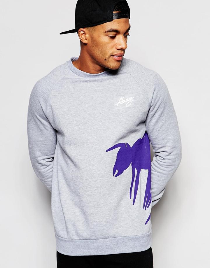 Abuze London Sweatshirt Wrap Wasp - Gray