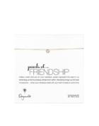 Dogeared Pearls Of Friendship On Gold Silk Thread Necklace - Gold