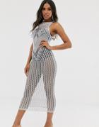 Sorelle Uk Knitted Shimmer High Neck Maxi Dress In Silver