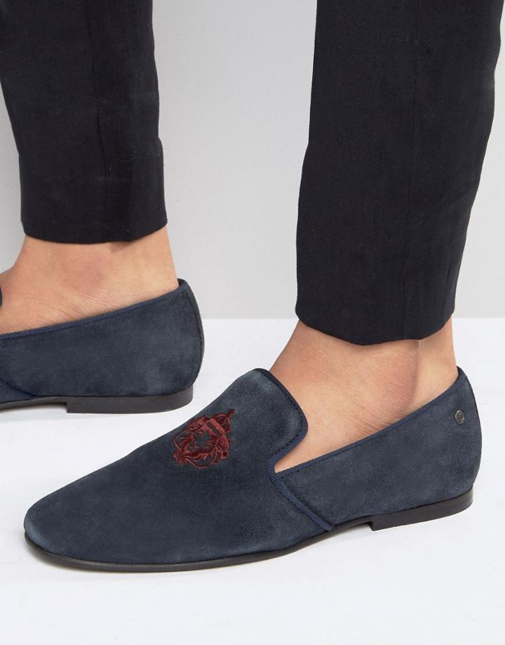 Base London Mood Dress Slippers - Navy