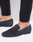 Base London Mood Dress Slippers - Navy
