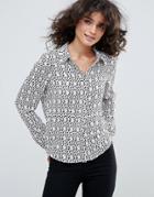 Vero Moda Leopard Print Shirt - Multi