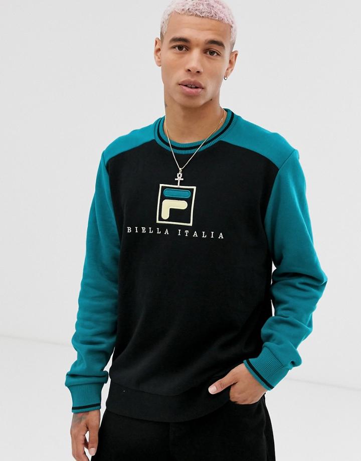 Fila Ventura Graphic Sweat In Black