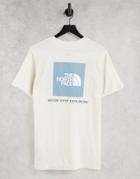 The North Face Box Nse T-shirt In Green-white