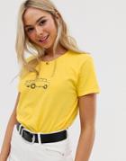 Heartbreak New York City Relaxed Tee - Yellow