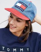 Tommy Jeans 90s Denim Cap - Red
