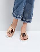 Truffle Collection Easy Flat Sandal - Copper