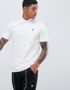 G-star Logo Polo In White - White