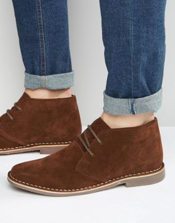 Red Tape Desert Boots - Brown