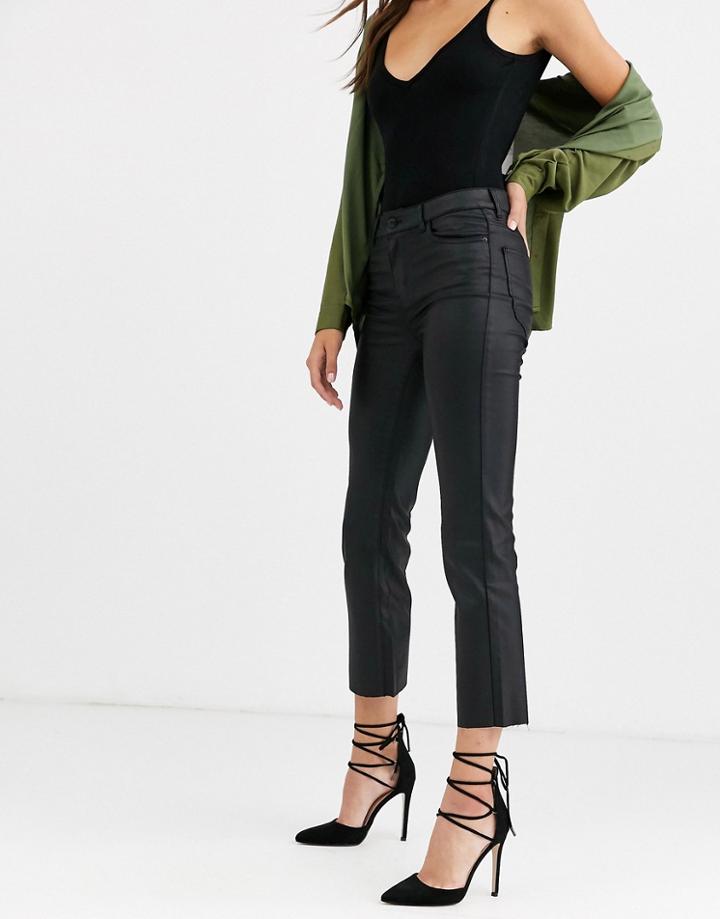 Vero Moda Coated Kick Flare Jean